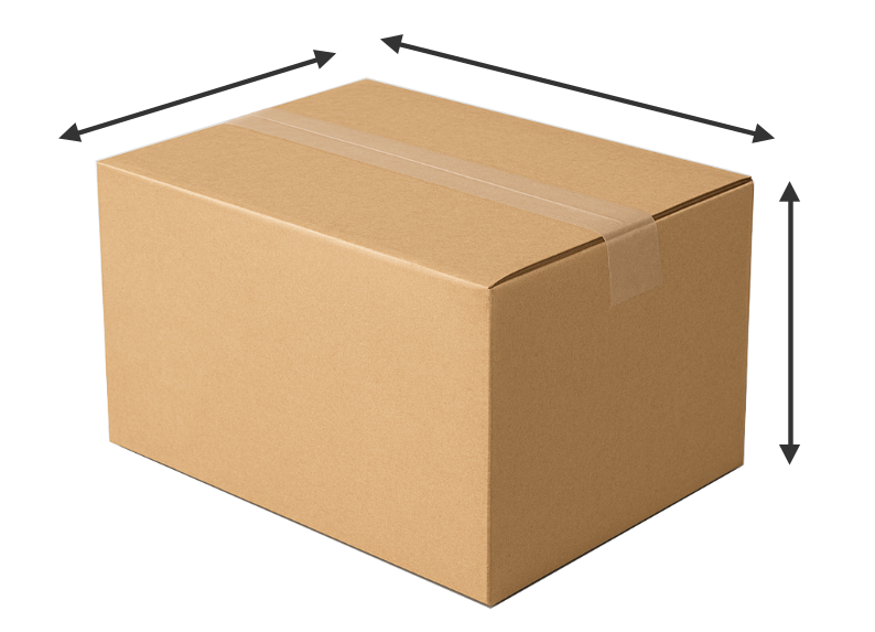 box with dimension